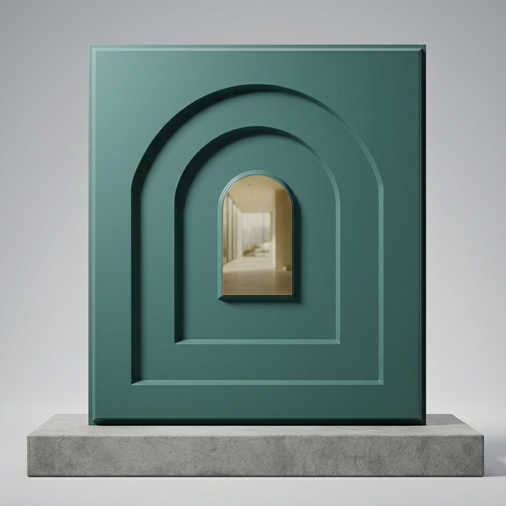 DARK GREEN 3D PVC PANEL