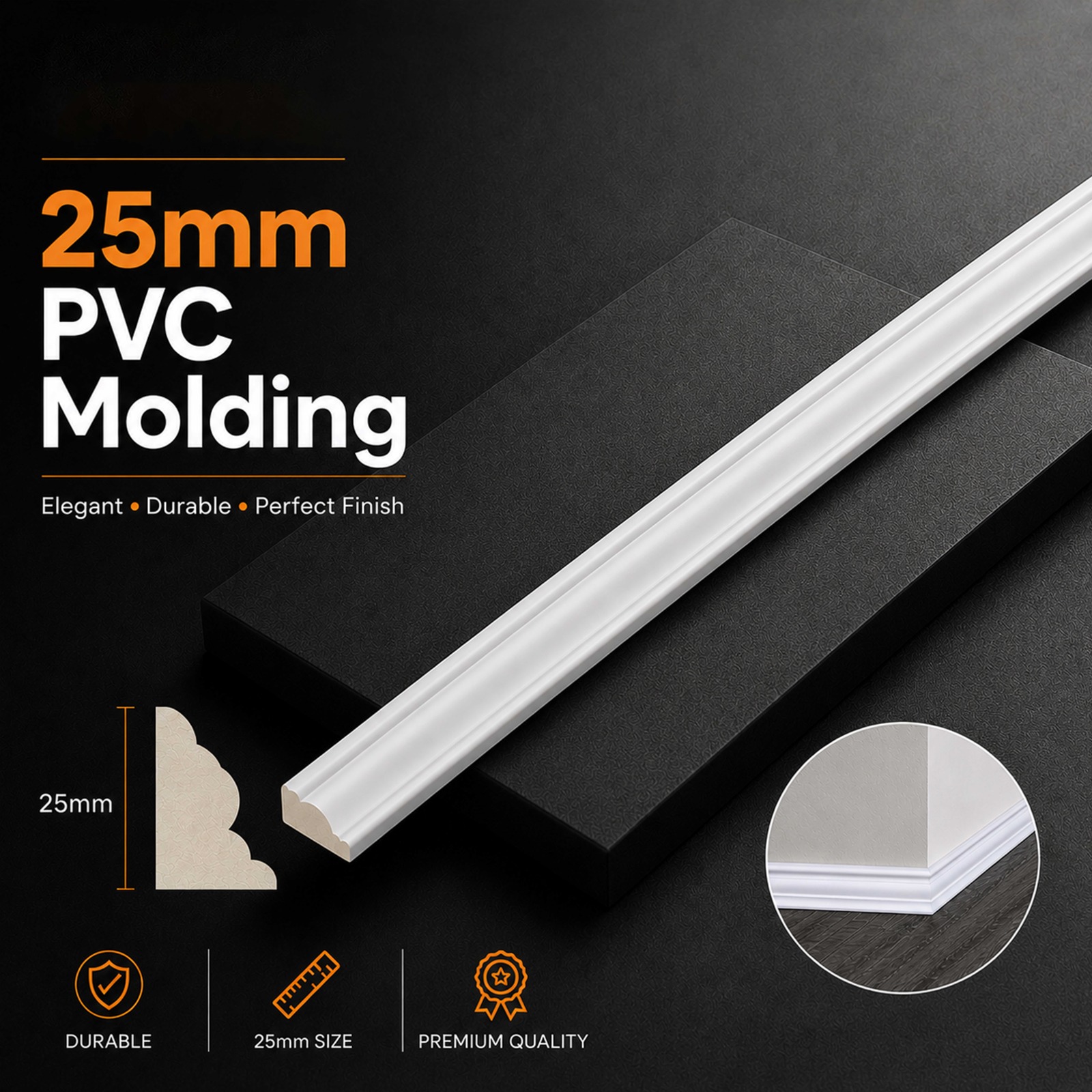 25MM PVC MOLDING