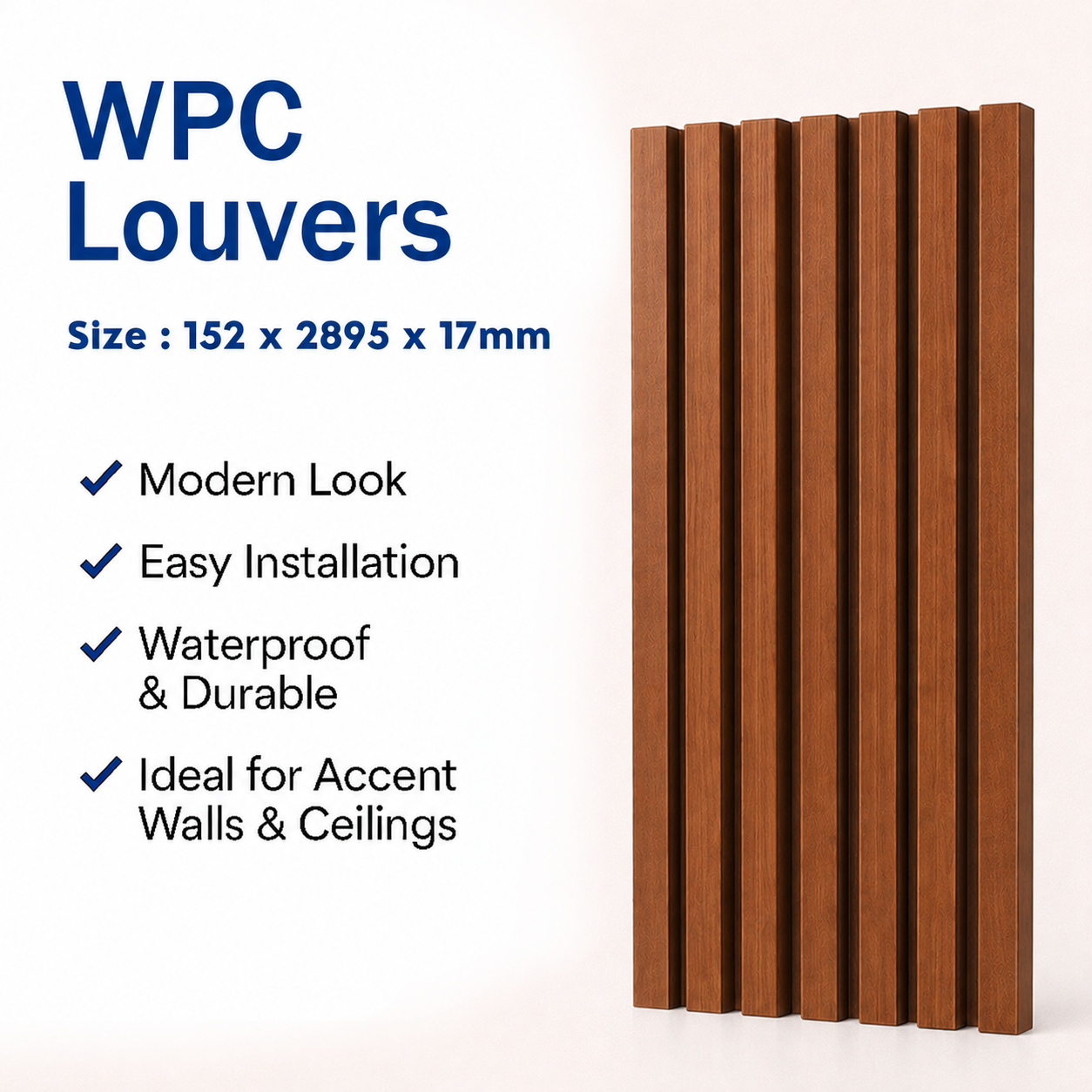 17 MM WPC LOUVERS